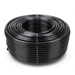 لفة أنابيب HDPE ضغط 10 بار PE 100 قطر 32 مم سمك 1.9 مم لون أسود
