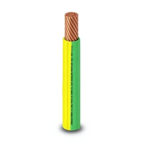 كابل نحاس THHN/THWN معزول PVC 105° MM 600 قطر 9.3 مم 600 فولت 500 قدم أصفر مع أخضر | شركة الفنار