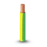 THHN/THWN Copper Cable PVC 105°C Insulation Diameter 10.0 MM 600 Volt 500 Feet Yellow with Green | Al Fanar