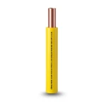 THHN/THWN Copper Cable PVC 105°C Insulation 11.9 mm Diameter 600 Volt 500 Feet Yellow with Green | Al Fanar Alfanar