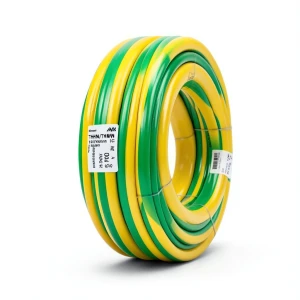 كابل نحاس THHN/THWN معزول PVC 105° قطر 12.7 مم 600 فولت طول 500 قدم أصفر مع أخضر | شركة الفنار