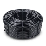 لفة أنابيب HDPE ضغط 20 بار PE 100 قطر 125 ملم SDR 9 سماكة 14 ملم لون أسود