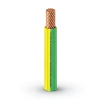 THHN/THWN Copper Cable PVC 105°C Insulation Diameter 13.8 MM 600 Volt Length 500 Feet Yellow with Green | Al Fanar