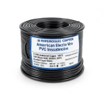 12 AWG Stranded Copper American Electric Wire PVC Insulation 105°C Black 600V 2500 ft | Asharqiyah Cables Company for Industry