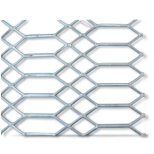 Hot Rolled Expanded Metal Mesh Jawhara Design 6 mm Thickness 2.44 M Width 7 M Length