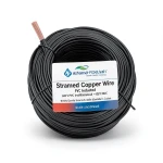 سلك 18 AWG نحاس مجدول جهد 600 فولت عزل PVC +105°C اسود | شركة كابلات الشرقية للصناعة