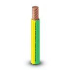 THHN/THWN Copper Cable PVC 105°C Insulation Diameter 13.8 MM 600 Volt Length 500 Feet Yellow with Green | Al Fanar