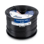 سلك كهرباء امريكي 12 AWG نحاس مجدول عزل PVC 105°C أسود 600 فولت طول 2500 قدم | شركة كابلات الشرقية للصناعة