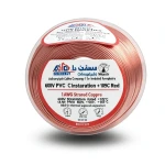 سلك 18 AWG نحاس مجدول 600 فولت عزل PVC +105°C احمر | شركة كابلات الشرقية للصناعة