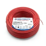 سلك كهرباء نحاس شعر مرن 70 ملم، 450/750 فولت، طول 1000 متر، لون أحمر | مجموعة كابلات الرياض