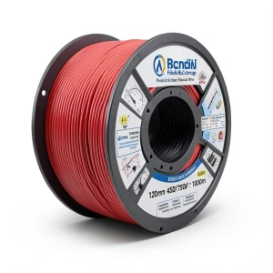Flexible Copper Electrical Wire 120mm, 450/750V, 1000m Red | Riyadh Cables Group