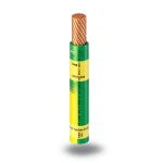THHN/THWN Copper Cable PVC 105°C Insulation Diameter 12.7 MM 600 Volt 500 Feet Yellow with Green | Al Fanar