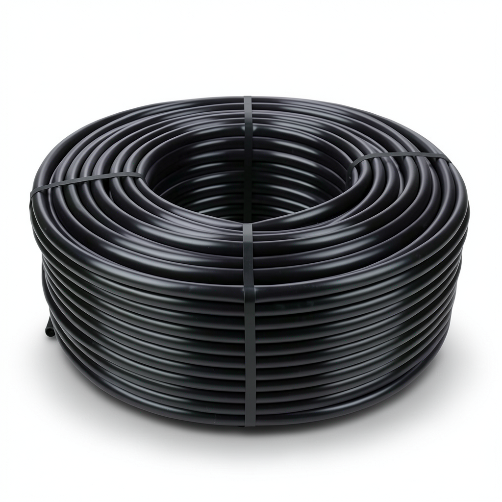 لفة أنابيب HDPE ضغط 20 بار PE 100 قطر 40 mm SDR 9 أسود