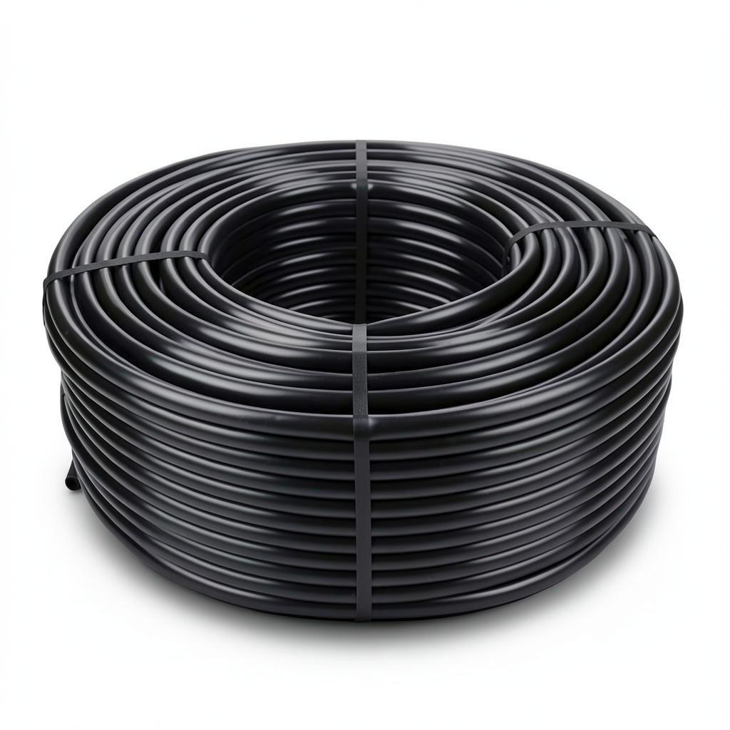 HDPE Coil Pipe Pressure 20 Bar PE 100 Outer Diameter 63 mm SDR 9 Black