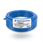 Flexible Single Electric Wire 1.5mm2 450/750V Copper Conductor PVC Insulation Blue | Riyadh Cables Group
