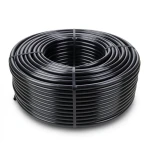 HDPE Plastic Coil Pipe Pressure 20 Bar PE 100 Size 75 mm Thickness 8.4 mm SDR 9 Black