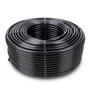 HDPE Plastic Coil Pipe Pressure 20 Bar PE 100 Size 75 mm Thickness 8.4 mm SDR 9 Black