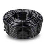 لفة أنابيب HDPE ضغط 20 بار PE 100، قطر خارجي 90 مم، SDR 9، أسود