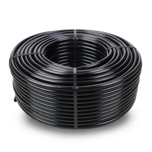 لفة أنابيب HDPE ضغط 20 بار PE 100، قطر خارجي 90 مم، SDR 9، أسود