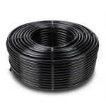 لفة أنابيب بلاستيك HDPE ضغط 20 بار PE 100 قطر 110 مم SDR 9 سماكة 12.3 مم لون أسود