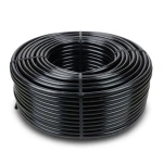 HDPE Coil Pipe Pressure 10 Bar PE 100 Size 32 mm Thickness 1.9 mm Black