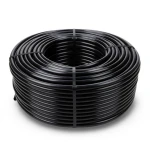 HDPE Plastic Coil Pipe 10 Bar Pressure PE 100, OD 40 mm, Thickness 2.4 mm, Black