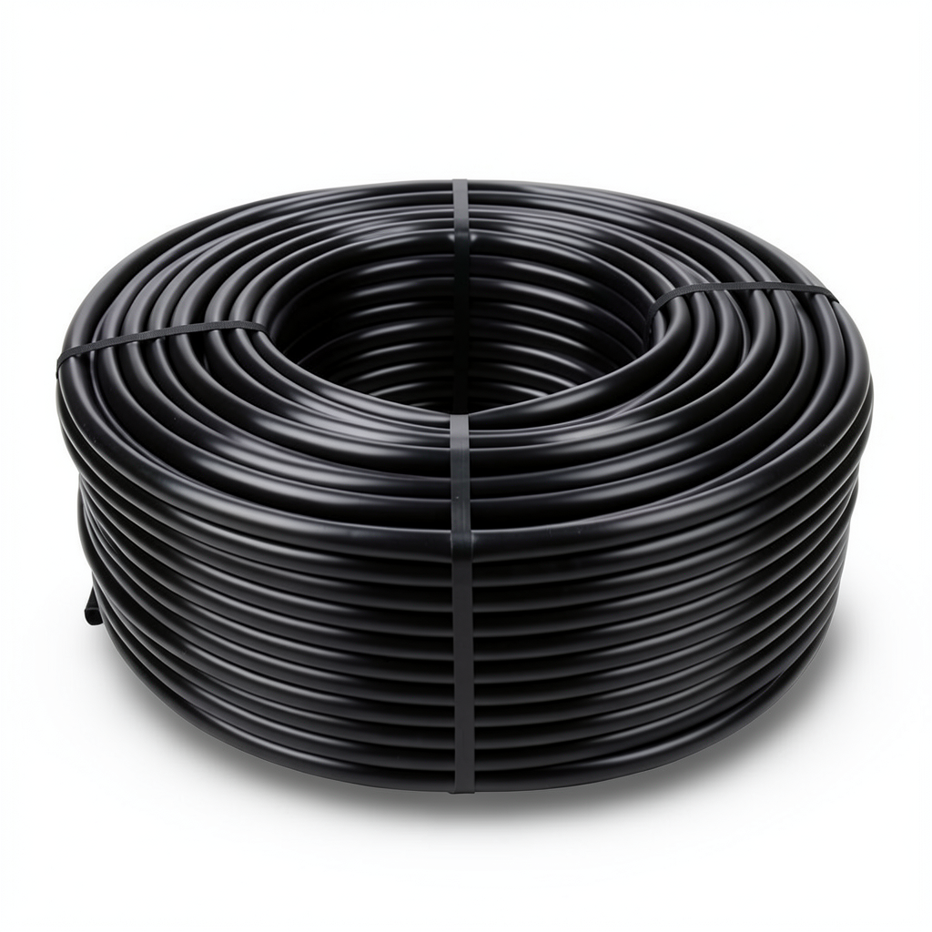 HDPE Plastic Coil Pipe 10 Bar Pressure PE 100, OD 40 mm, Thickness 2.4 mm, Black