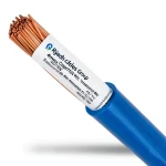Flexible Single Electric Wire 4mm2 450/750V Copper PVC Insulation Blue | Riyadh Cables Group