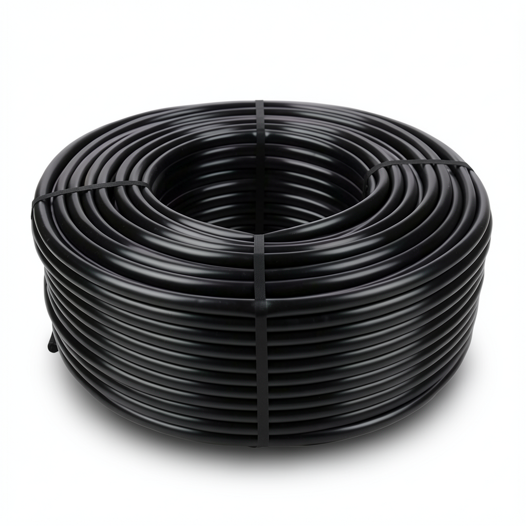 لفة أنابيب HDPE ضغط 10 بار PE 100 قطر خارجي 75 مم سماكة 4.5 مم لون أسود