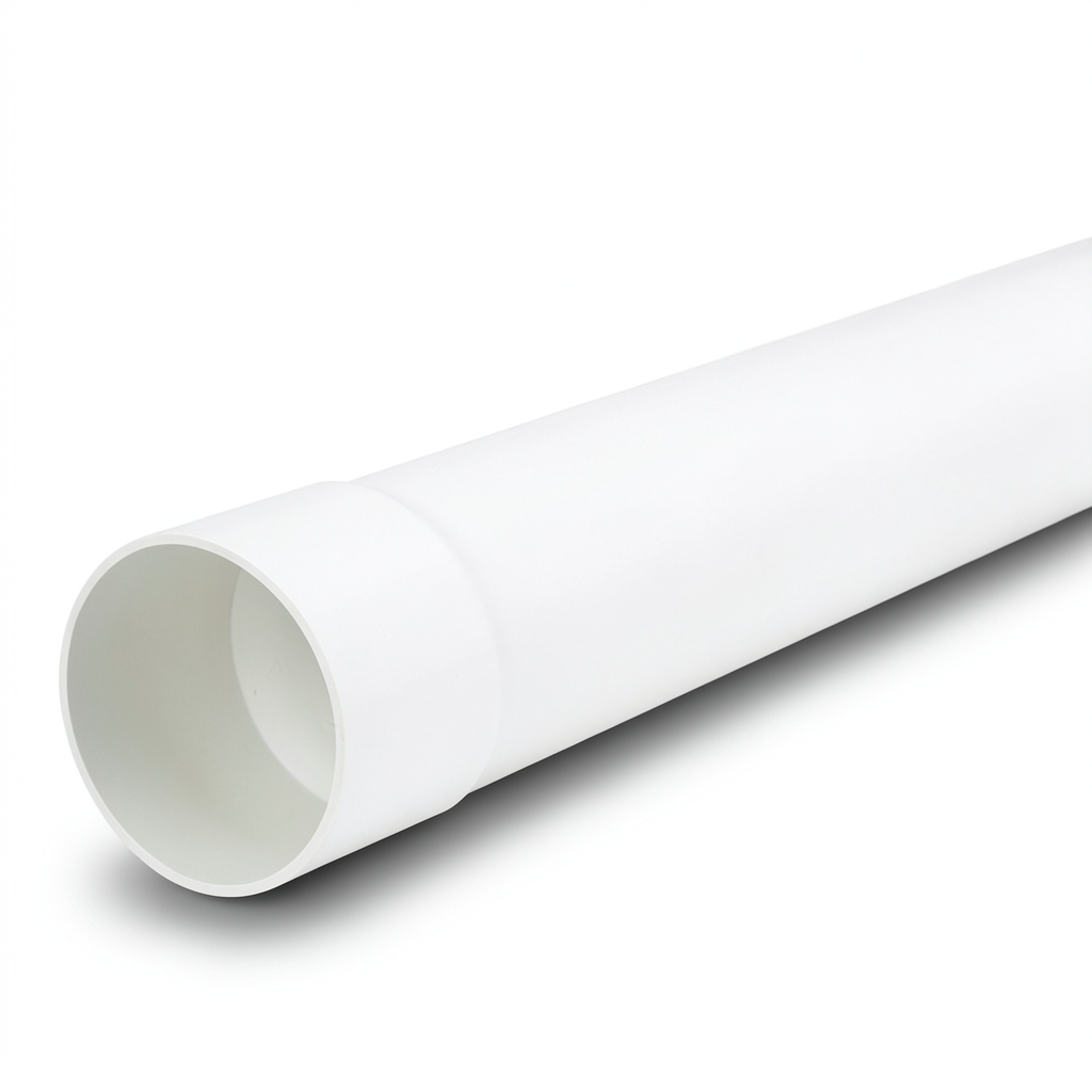 أنابيب UPVC ضغط 16 بار مقاس 200 mm سماكة 16.4 mm لون أبيض | مصنع المنى