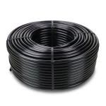 HDPE Coil Pipe Pressure 20 Bar PE 100 Size 125 mm SDR 9 Thickness 14 mm Black