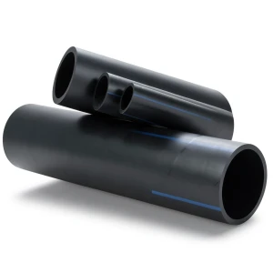 مواسير بلاستيك HDPE ضغط اسمي 20 بار PE 100، قطر خارجي 180 mm SDR 9، لون أسود