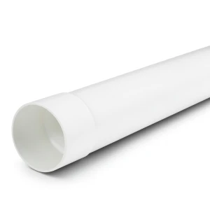 مواسير بلاستيك UPVC مقاس 3 إنش سمك 2.67 مم ضغط 100 psi لون أبيض