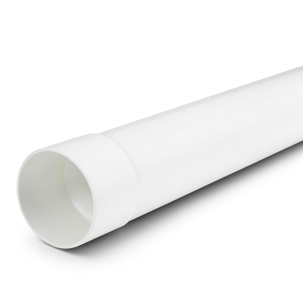 UPVC Plastic Pipe 3 inch 2.67 mm Thickness 100 psi White
