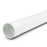 مواسير UPVC ضغط 100 psi مقاس 4 إنش سمك 3.30 ملم لون أبيض