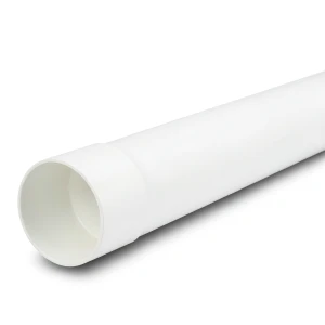 مواسير بلاستيك UPVC ضغط 125 psi مقاس 1/4 1 إنش سمك 2.03 مم لون أبيض