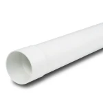 مواسير UPVC ضغط 125 psi مقاس 1 1/2 إنش سمك 2.03 ملم لون أبيض