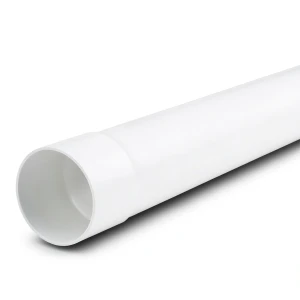 أنابيب بلاستيك UPVC ضغط اسمي 125 psi مقاس 2 إنش سماكة 2.36 مم لون أبيض
