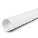 أنابيب UPVC ضغط اسمي 125 psi مقاس 2 1/2 إنش سماكة 2.74 ملم لون أبيض