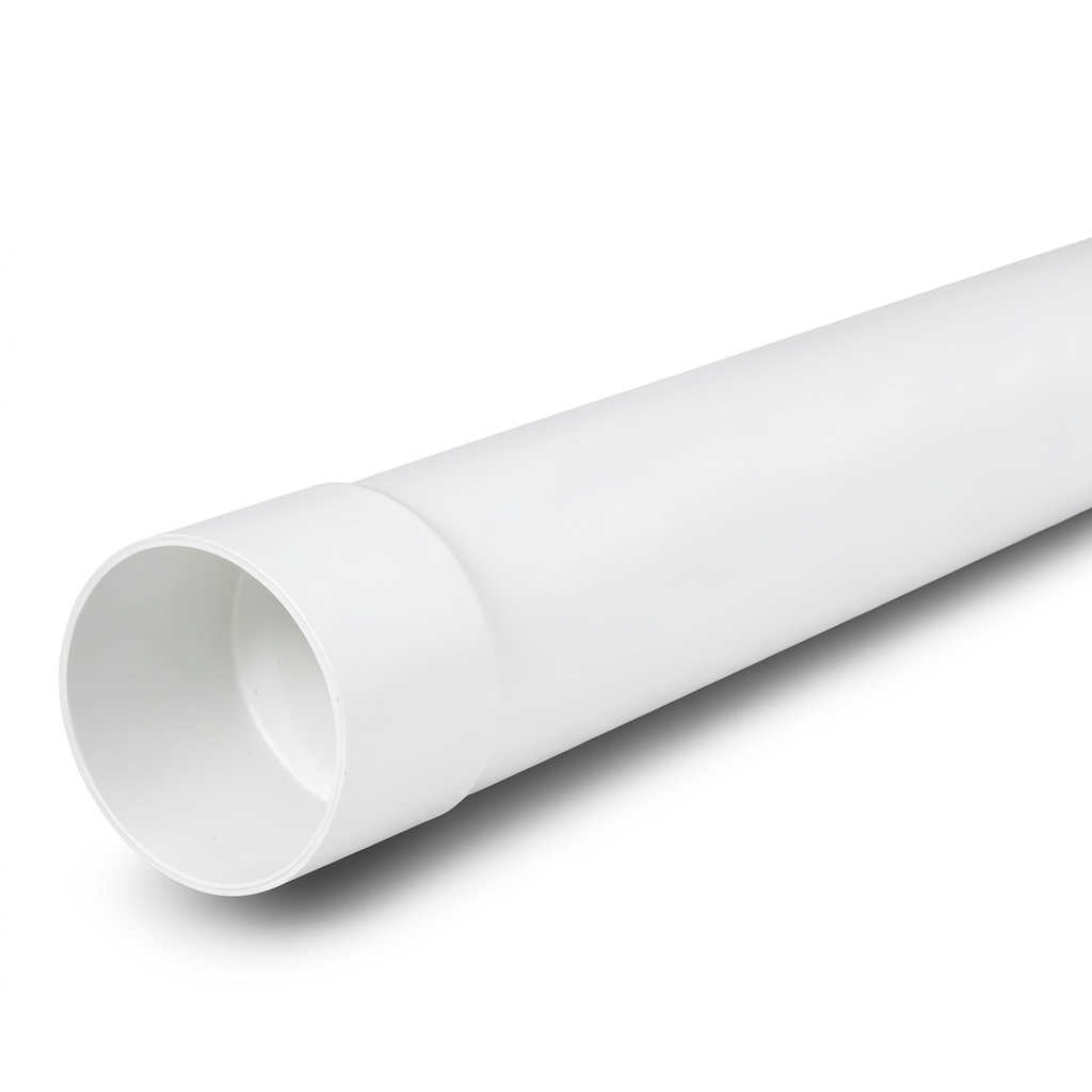 أنابيب UPVC ضغط اسمي 125 psi مقاس 2 1/2 إنش سماكة 2.74 ملم لون أبيض