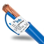 Flexible Single Electric Wire 4mm2 450/750V Copper PVC Insulation Blue | Riyadh Cables Group