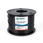 18 AWG Stranded Copper Wire 600 V PVC Insulated +105°C Black | Asharqiyah Cables Company for Industry