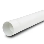 مواسير بلاستيك UPVC مقاس 3 إنش سمك 2.67 مم ضغط 100 psi لون أبيض
