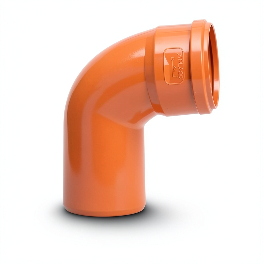 UPVC Elbow 87.5° Size 50 mm Orange | Aplaco Arabian Plastic Manufacturing CO.(APLACO)