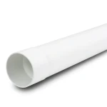مواسير UPVC ضغط 100 psi مقاس 4 إنش سمك 3.30 ملم لون أبيض
