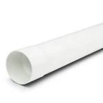 أنابيب UPVC ضغط اسمي 100 psi مقاس 8 إنش سماكة 5.97 ملم لون أبيض