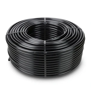 لفة أنابيب HDPE ضغط 20 بار PE 100 قطر 125 ملم SDR 9 سماكة 14 ملم لون أسود