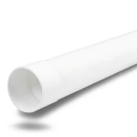 مواسير UPVC ضغط 125 psi مقاس 1 1/2 إنش سمك 2.03 ملم لون أبيض