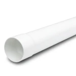 أنابيب بلاستيك UPVC ضغط اسمي 125 psi مقاس 2 إنش سماكة 2.36 مم لون أبيض