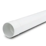أنابيب UPVC ضغط اسمي 125 psi مقاس 2 1/2 إنش سماكة 2.74 ملم لون أبيض